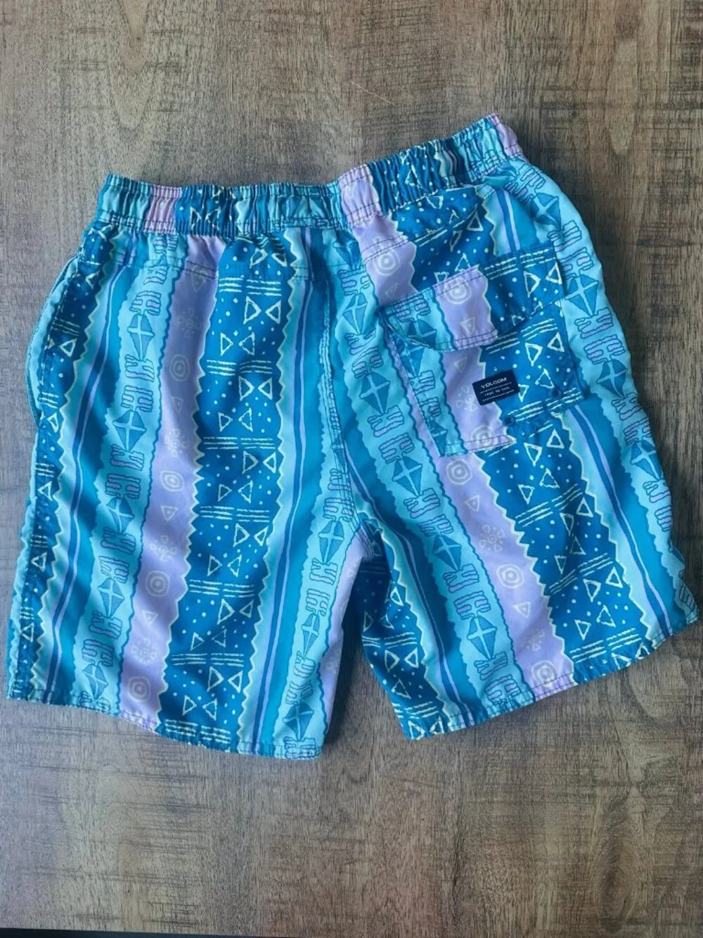 Bundle 4 Boys Swim Shorts Rash guard Volcom Quicksilver Hurley Board Shorts 14